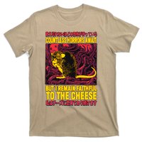 Faithful To The Cheese Japanese Horror Rat T-Shirt