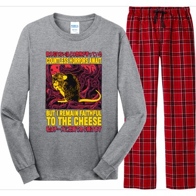 Faithful To The Cheese Japanese Horror Rat Long Sleeve Pajama Set