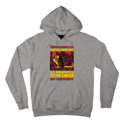 Faithful To The Cheese Japanese Horror Rat Tall Hoodie