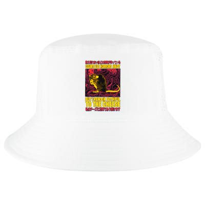 Faithful To The Cheese Japanese Horror Rat Cool Comfort Performance Bucket Hat