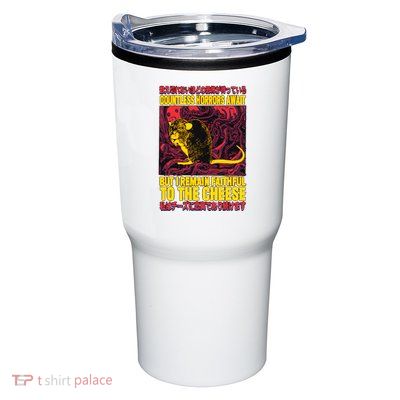 Faithful To The Cheese Japanese Horror Rat Tumbler