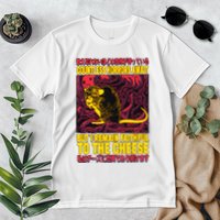 Faithful To The Cheese Japanese Horror Rat Premium T-Shirt