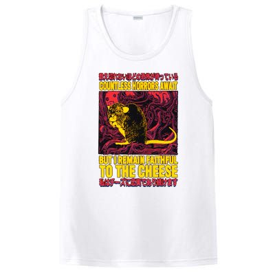 Faithful To The Cheese Japanese Horror Rat PosiCharge Competitor Tank