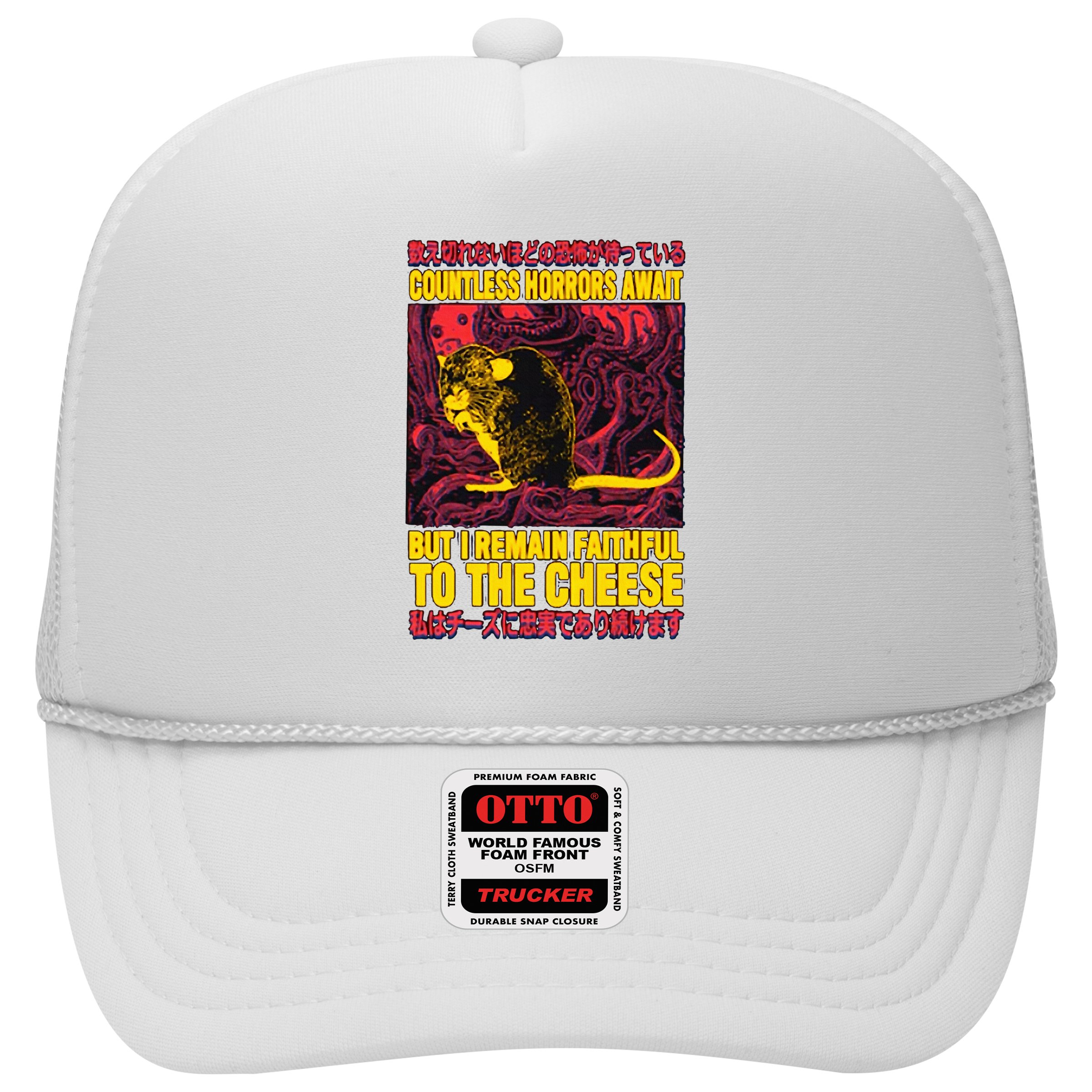 Faithful To The Cheese Japanese Horror Rat Hat