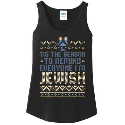 Funny Tis The Season To Remind Everyone I'm Jewish  Ladies Essential Tank