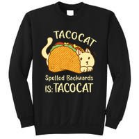 Funny TacoCat Tacocat Spelled Backward Is Tacocat Sweatshirt