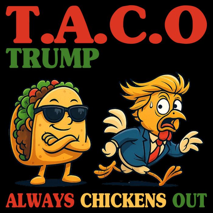 Funny Taco Trump Always Chickens Out Impact Tech Backpack