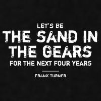 Frank Turner The Sand In The Gears Ladies PosiCharge Tri-Blend Wicking Tank