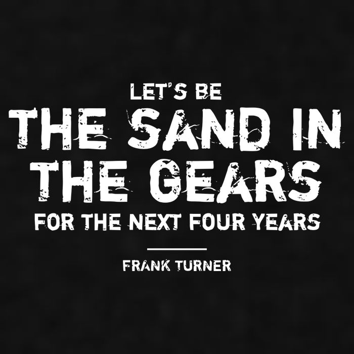 Frank Turner The Sand In The Gears Ladies PosiCharge Tri-Blend Wicking Tank