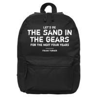Frank Turner The Sand In The Gears 16 in Basic Backpack
