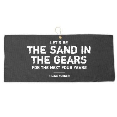 Frank Turner The Sand In The Gears Large Microfiber Waffle Golf Towel