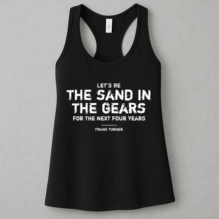Frank Turner The Sand In The Gears Womens Tank Top
