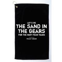 Frank Turner The Sand In The Gears Golf Towel