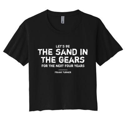 Frank Turner The Sand In The Gears Crop Top
