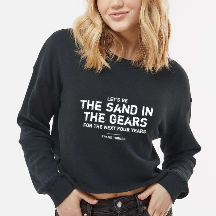 Frank Turner The Sand In The Gears Cropped Pullover Crew