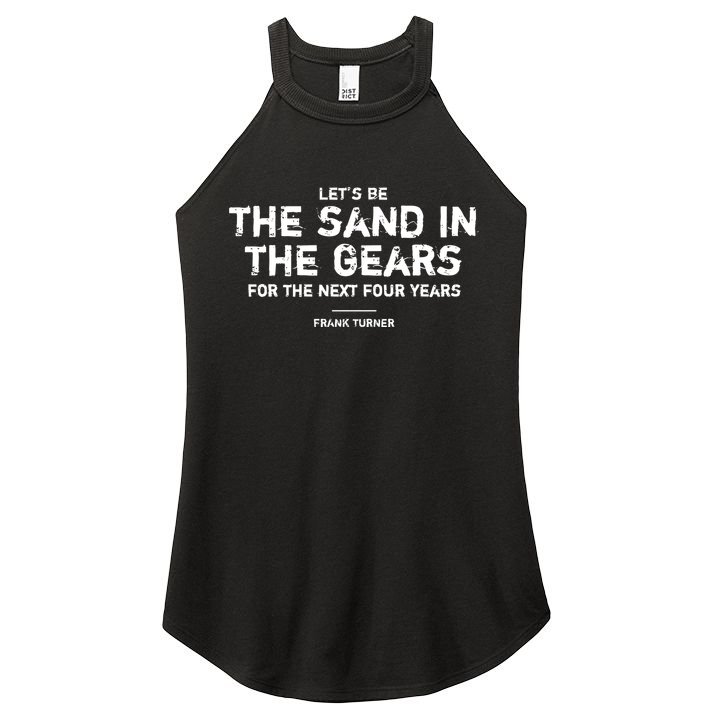 Frank Turner The Sand In The Gears Women's Perfect Tri Rocker Tank