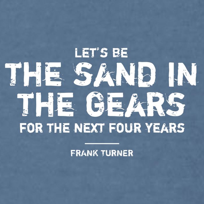 Frank Turner The Sand In The Gears Garment-Dyed Sweatshirt