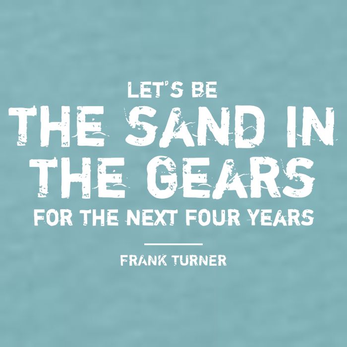 Frank Turner The Sand In The Gears Sueded Cloud Jersey T-Shirt
