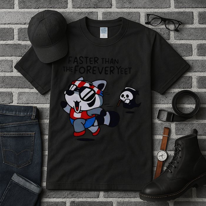 Faster Than The Forever Yeet Run Away Faster Tall T-Shirt