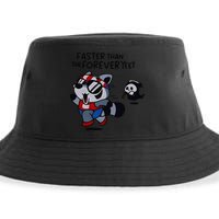 Faster Than The Forever Yeet Run Away Faster Sustainable Bucket Hat