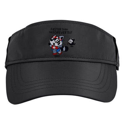 Faster Than The Forever Yeet Run Away Faster Adult Drive Performance Visor