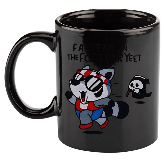 Faster Than The Forever Yeet Run Away Faster 11oz C Handle Ceramic Mug