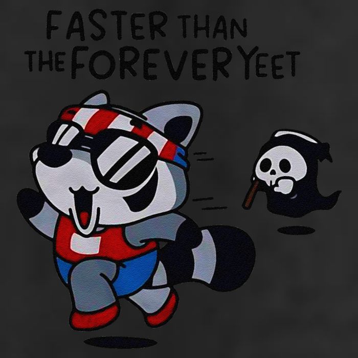 Faster Than The Forever Yeet Run Away Faster Knit Cap Winter Beanie