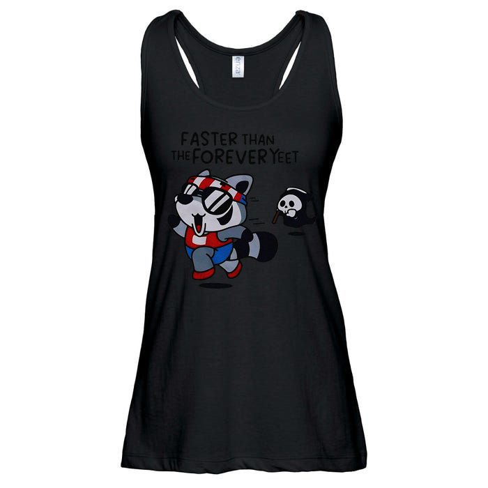 Faster Than The Forever Yeet Run Away Faster Ladies Essential Flowy Tank