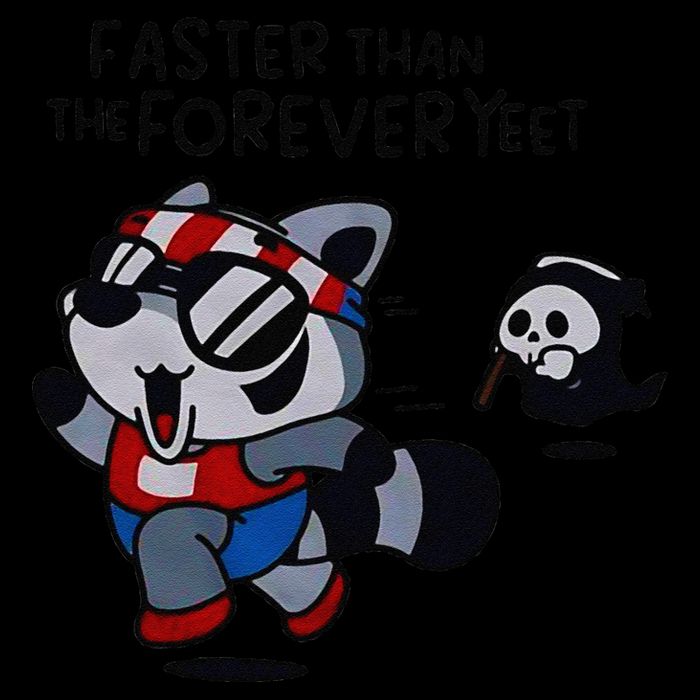 Faster Than The Forever Yeet Run Away Faster Premium T-Shirt