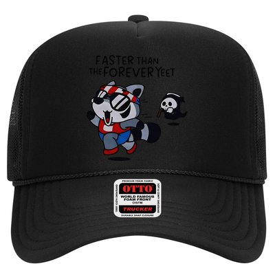 Faster Than The Forever Yeet Run Away Faster Trucker Hat