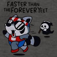 Faster Than The Forever Yeet Run Away Faster Vector Backpack