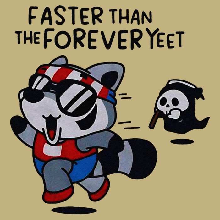 Faster Than The Forever Yeet Run Away Faster Mousepad