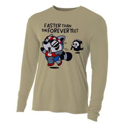 Faster Than The Forever Yeet Run Away Faster Cooling Performance Long Sleeve Crew