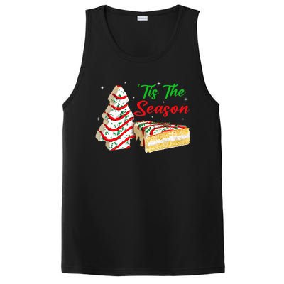 Funny Tis The Season Design Christmas Tree Cakes Debbie PosiCharge Competitor Tank