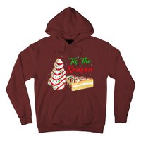 Funny Tis The Season Design Christmas Tree Cakes Debbie Hoodie