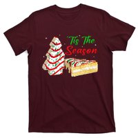 Funny Tis The Season Design Christmas Tree Cakes Debbie T-Shirt