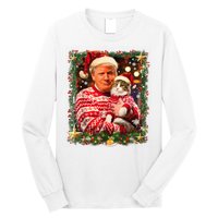 Funny Trufunny Trump Christmas Smp Christmas Sweater For Cat Lovers Xmas Pajamas Long Sleeve Shirt