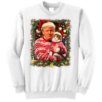 Funny Trufunny Trump Christmas Smp Christmas Sweater For Cat Lovers Xmas Pajamas Sweatshirt