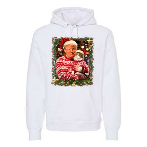 Funny Trufunny Trump Christmas Smp Christmas Sweater For Cat Lovers Xmas Pajamas Premium Hoodie