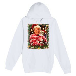 Funny Trufunny Trump Christmas Smp Christmas Sweater For Cat Lovers Xmas Pajamas Premium Pullover Hoodie