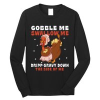 Funny Thanksgiving Turkey Feast Foodie Gift Long Sleeve Shirt