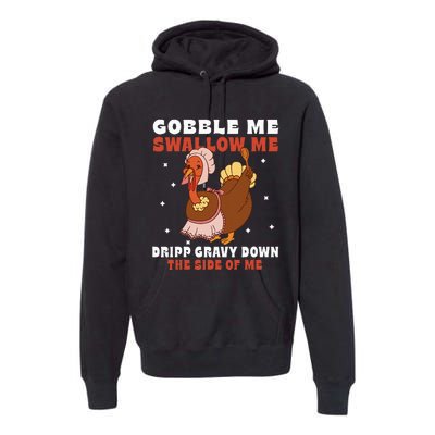 Funny Thanksgiving Turkey Feast Foodie Gift Premium Hoodie