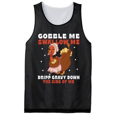 Funny Thanksgiving Turkey Feast Foodie Gift Mesh Reversible Basketball Jersey Tank