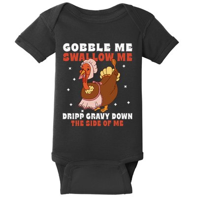 Funny Thanksgiving Turkey Feast Foodie Gift Baby Bodysuit