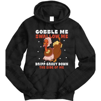 Funny Thanksgiving Turkey Feast Foodie Gift Tie Dye Hoodie