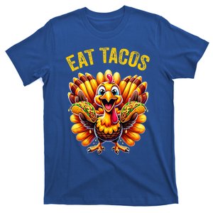 Funny Thanksgiving Turkey Eat Tacos Mexican Thanksgiving Fun T-Shirt