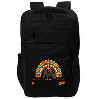 Funny Thanksgiving Turkey Fluent In Fowl Language Impact Tech Backpack