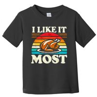 Funny Thanksgiving Turkey Lover Cooking Preference Toddler T-Shirt