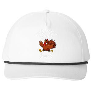 Funny Thanksgiving Turkey Trot 2025 Running Event Snapback Five-Panel Rope Hat