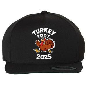 Funny Thanksgiving Turkey Trot 2025 Running Event Wool Snapback Cap